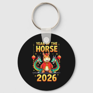 Chinese New Year 2026 Year Of The Horse  Keychain