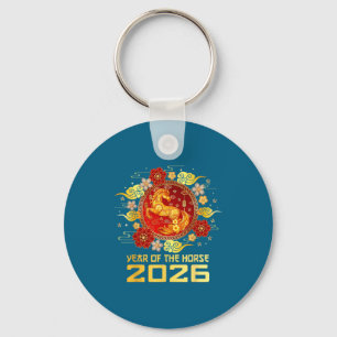 Chinese new year 2026 year of the horse keychain
