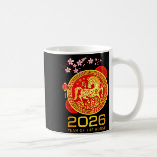 Chinese New Year 2026 Year Of The Horse Lunar New Coffee Mug