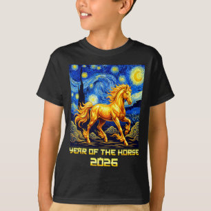 Chinese New Year 2026 Year Of The Horse Lunar New  T-Shirt