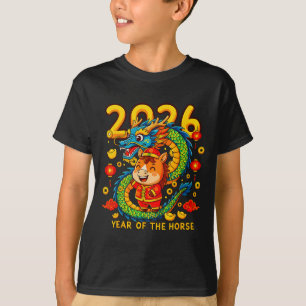 Chinese New Year 2026 Year Of The Horse Lunar New  T-Shirt