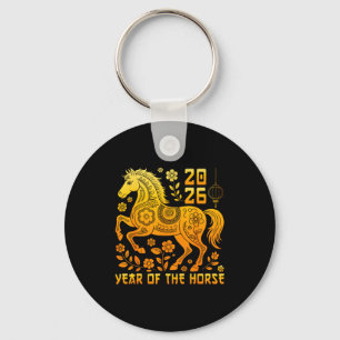 Chinese New Year 2026 Year Of The Horse Lunar Zodi Keychain