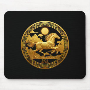 Chinese New Year 2026 Year Of The Horse  Mouse Pad