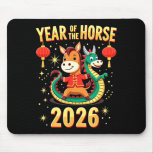 Chinese New Year 2026 Year Of The Horse  Mouse Pad