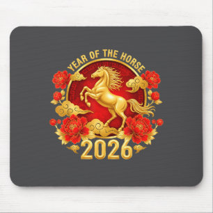 Chinese New Year 2026 Year Of The Horse  Mouse Pad