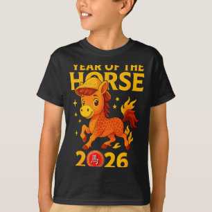 Chinese New Year 2026 Year Of The Horse  T-Shirt