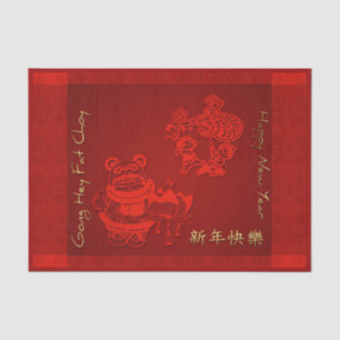 Chinese New Year Children dragon Dance Tissue P Paper