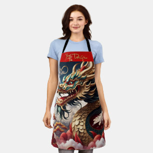 Chinese New Year Dragon 2024 Ap04 Apron