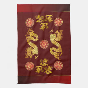 Chinese New Year Dragon 2024 decorated KT Kitchen Towel