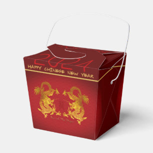 Chinese New Year Dragon 2024 Double Dragons TOFB Favor Box