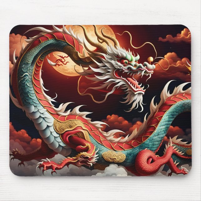 Chinese New Year Dragon 2024 MP03 Mouse Pad (Front)