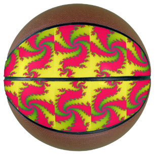 Chinese New Year Dragon Fractal Basketballs