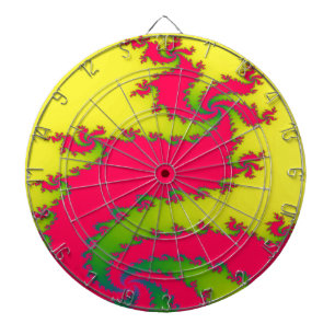Chinese New Year Dragon Fractal Dart Board