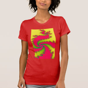 Chinese New Year Dragon Fractal T Shirt