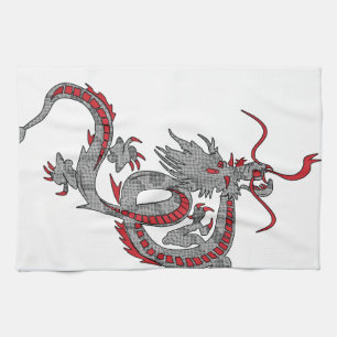 Chinese New Year Dragon Kitchen Towel
