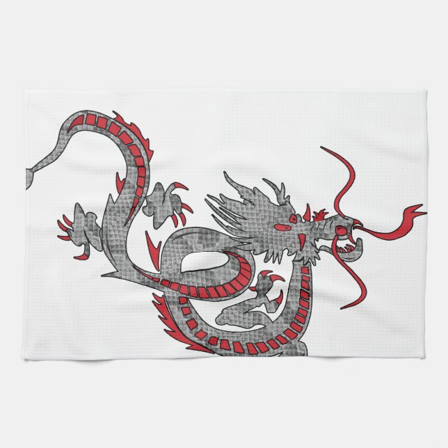 Chinese New Year Dragon Kitchen Towel (Horizontal)