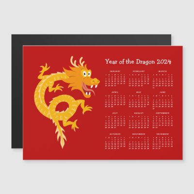 Chinese New Year Dragon Zodiac Calendar 2024 
