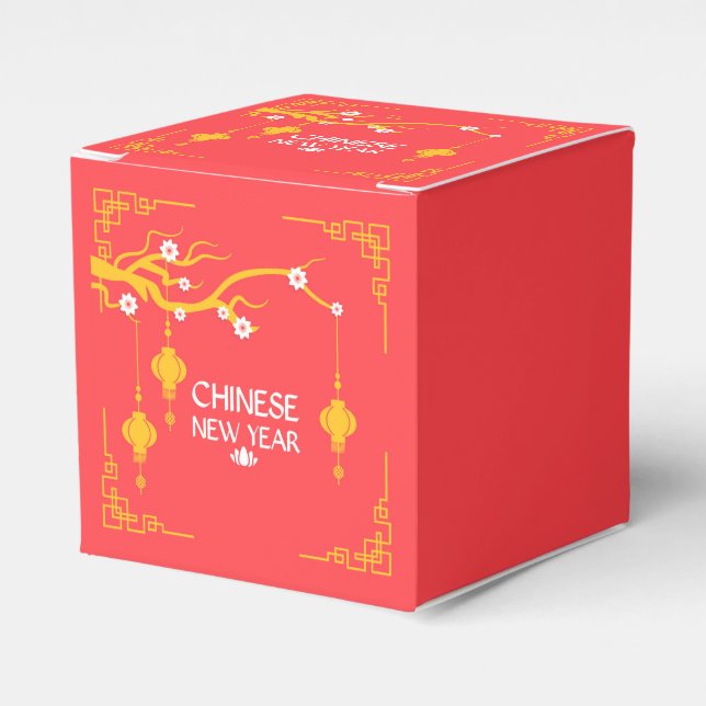 Chinese New Year Favor Box (Front Side)