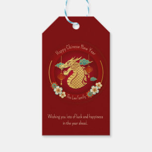 Chinese New Year Gift Tag (Year of the Dragon) CNY