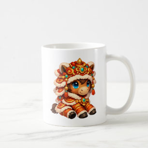 Chinese New Year Horse 2026 Zodiac Coffee Mug