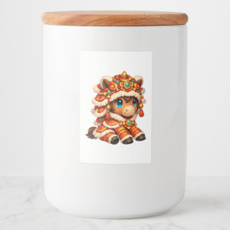 Chinese New Year Horse 2026 Zodiac Food Label