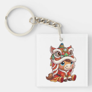 Chinese New Year Horse 2026 Zodiac Keychain