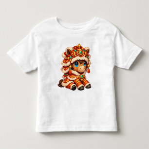Chinese New Year Horse 2026 Zodiac Toddler T-shirt