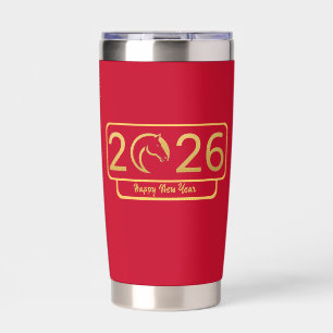 Chinese New Year Horse Perfect Gift Insulated Tumbler