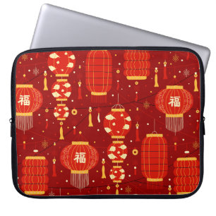 Chinese New Year Lamps Laptop Sleeve