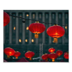 Chinese New Year lanterns Photo Print