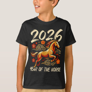 Chinese New Year Lunar Year Of The Horse 2026  T-Shirt