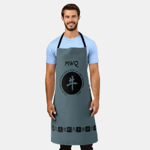 CHINESE NEW YEAR   Monogram QING   Year of Ox Apron