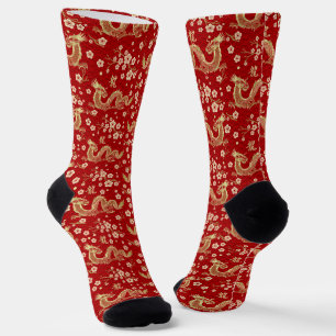 Chinese New year of the Dragon 2024 Socks