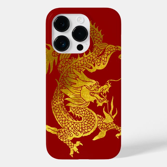 Chinese New Year of the Dragon Zodiac Birthday iPC Case-Mate iPhone Case (Back)
