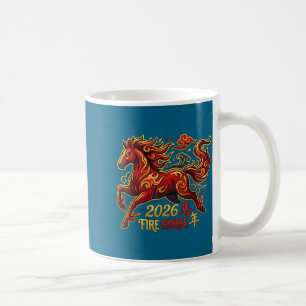 Chinese New Year Of The Horse 2026 Fire Horse Chin Coffee Mug