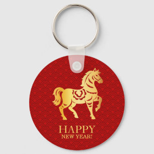 Chinese New year of the Horse 2026 Keychain