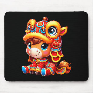 Chinese New Year Of The Horse 2026 Lunar New Year Mouse Pad