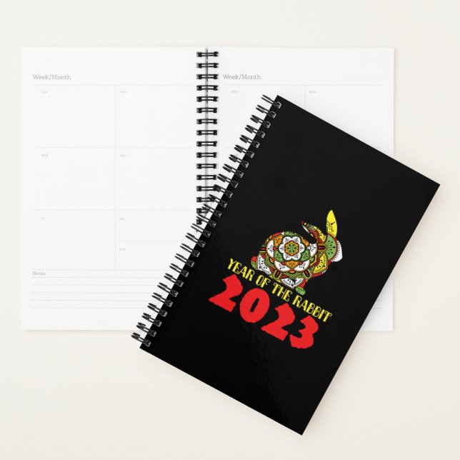 Chinese New Year of the Rabbit 2023 Planner (Display)