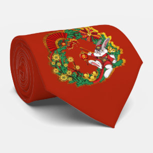 Chinese New Year of The Rabbit Tie