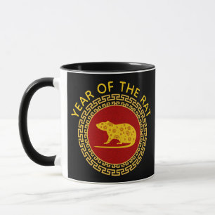 Chinese New Year of the Rat Ornament Mug