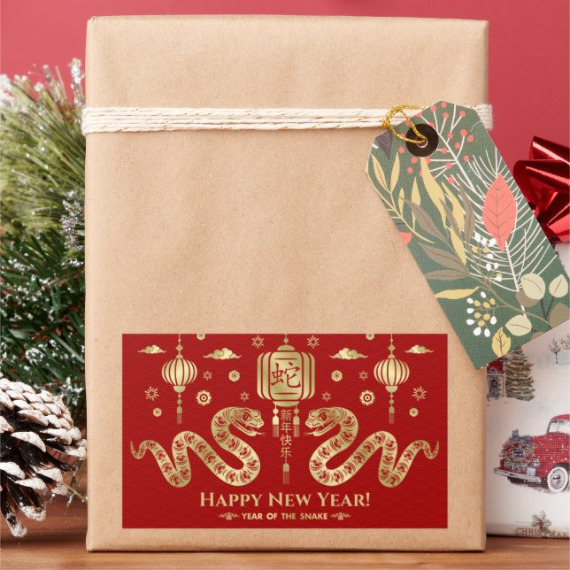 Chinese New year of the Snake 2025 Sticker (Holiday)