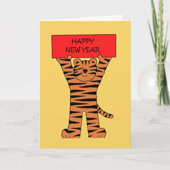 Chinese New Year of the Tiger Card (Front)