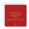 Chinese New Year of The Tiger Golden Floral Red 