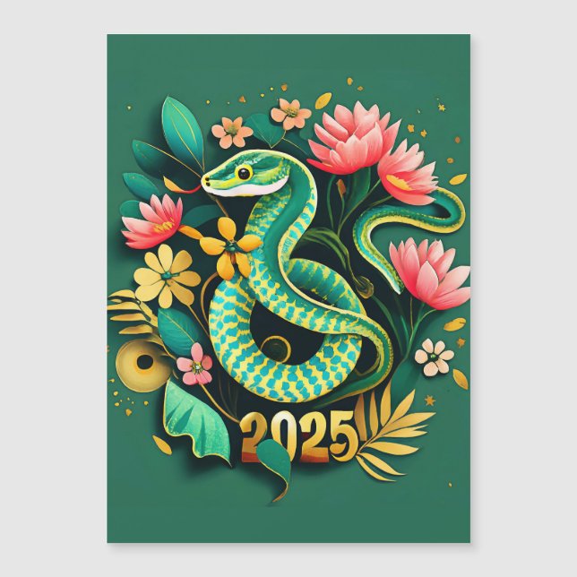 Chinese New Year Of The Wood Snake 2025 for woman (Front)