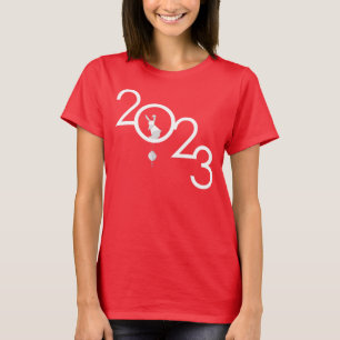 Chinese New Year Origami Rabbit T-Shirt