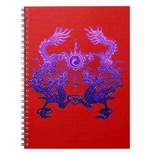 CHINESE NEW YEAR Purple Dragons Notebook