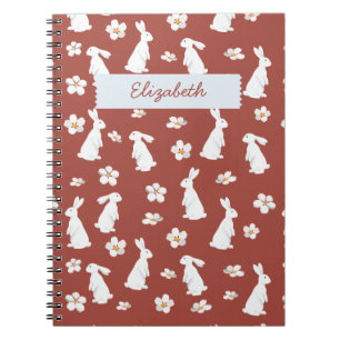 Chinese New Year Rabbit Pattern Notebook