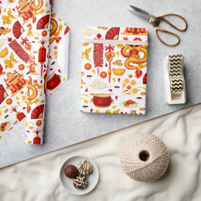Chinese New Year  Wrapping Paper (Crafts)