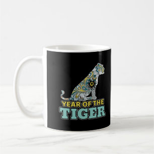 Chinese New Year - Zodiac White Tiger Coffee Mug