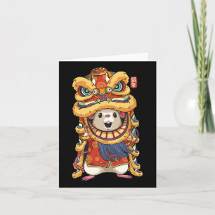 Chinese New Years Shirts For Men Dancing Rat Drago Card